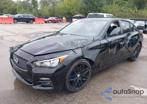2017 Infiniti Q50 3.0T Premium из США, поврежденный, VIN JN1EV7AP3HM735607
